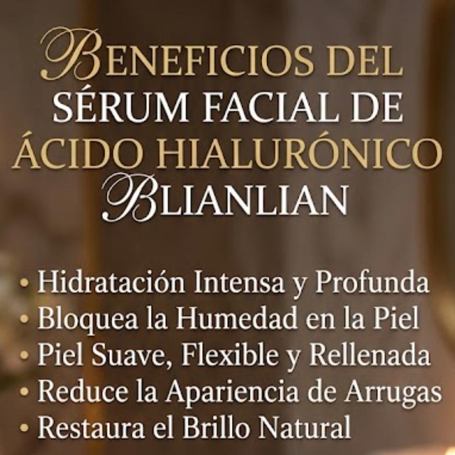 Serum Intensivo Ácido Hialurónico BIANLIAN – Hidratación Profunda 30ml